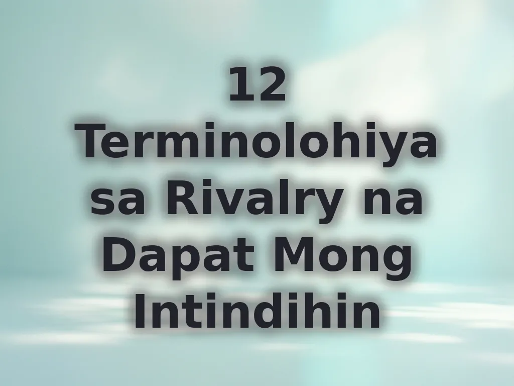 Terminolohiya sa Gaming